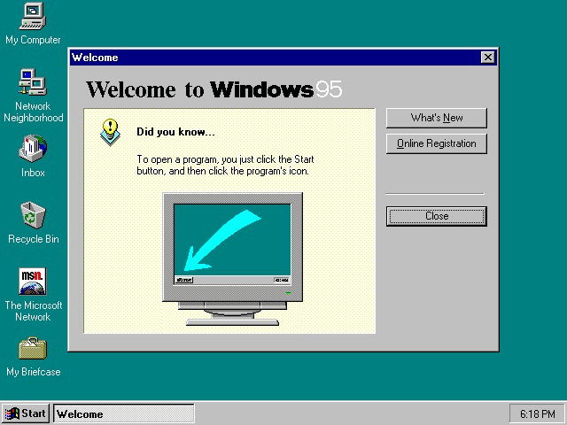 20 AÑOS DE WINDOWS 95